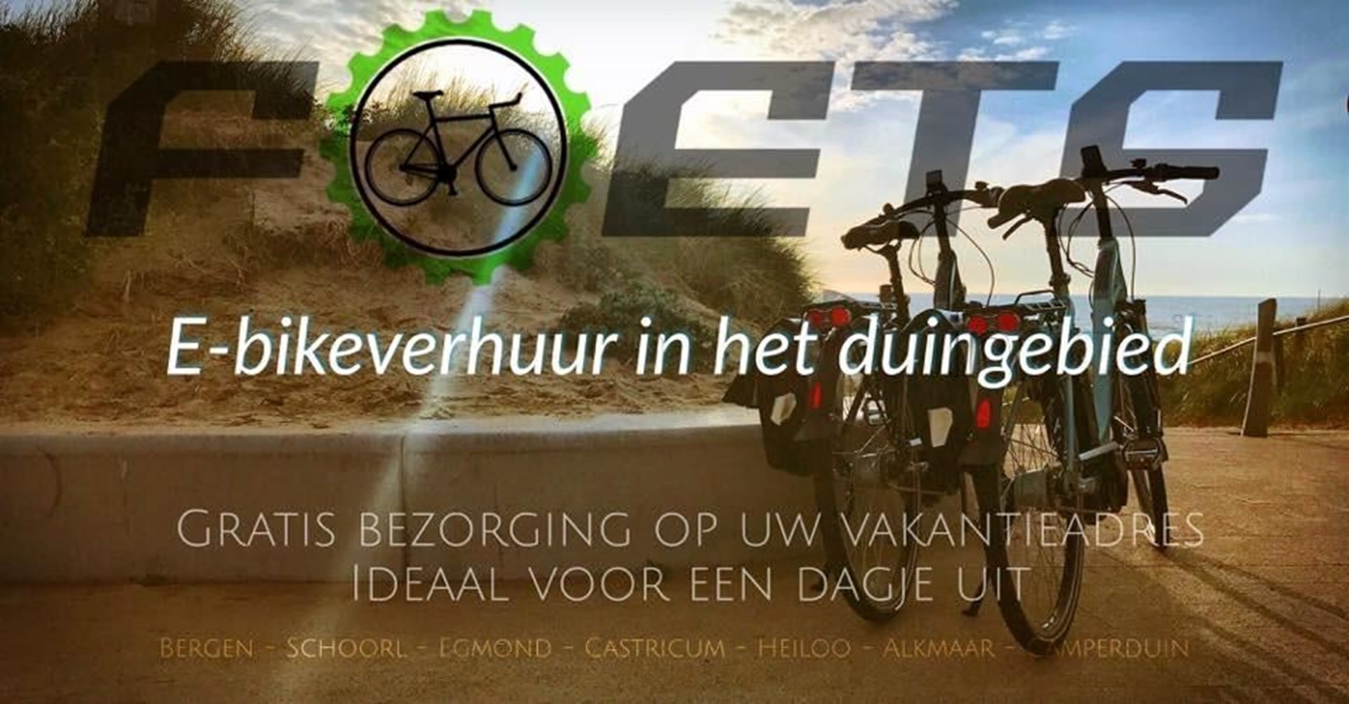 Foets E-Bike verhuur banner