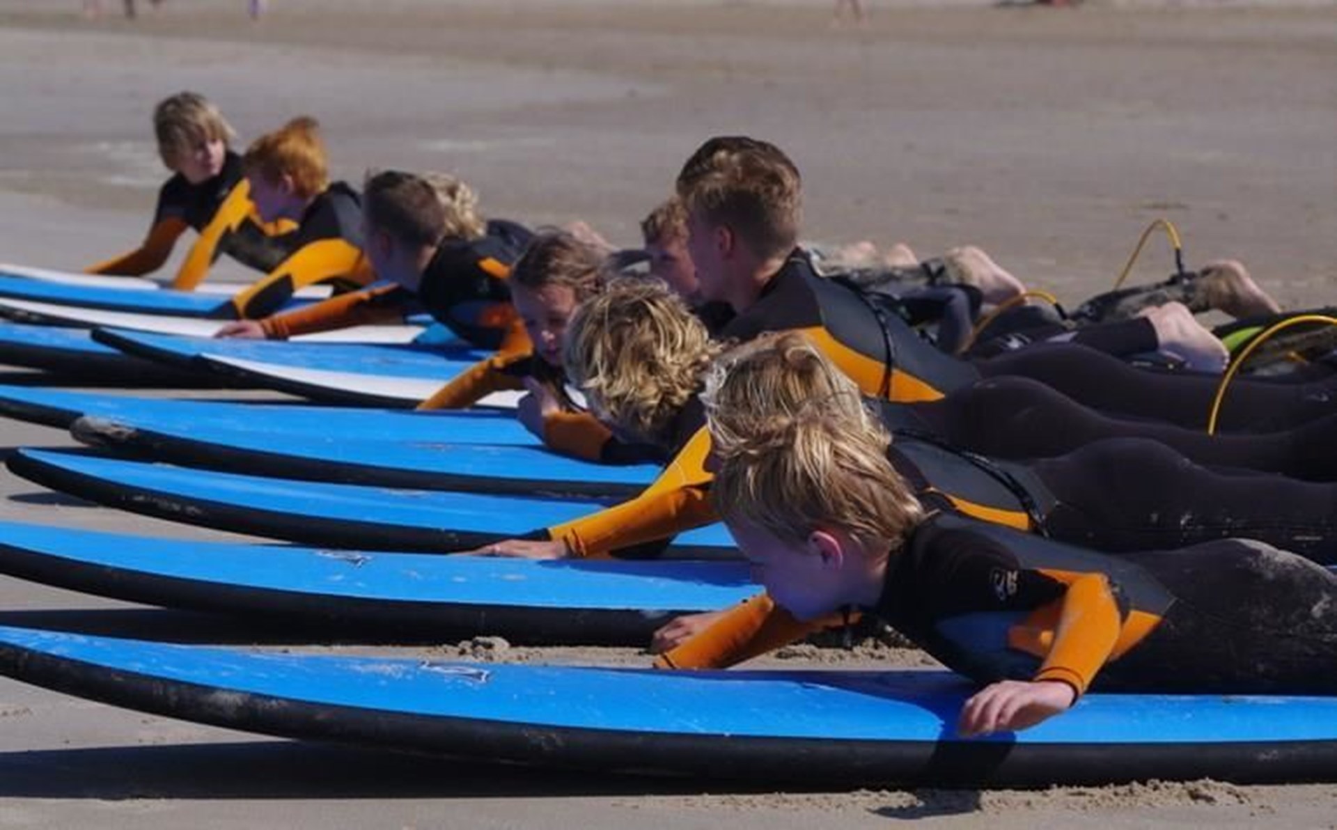 Surfschool Bergen aan Zee. banner